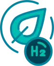 ícone hidrogênio verde